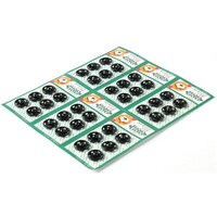 イシザキ 500番 スナップ 3番 14mm 黒 6組×6シート F5003B