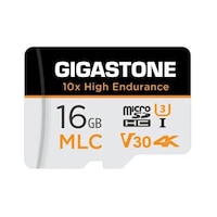 Gigastone マイクロSDカード 16GB ドライブレコーダー・監視カメラ向き10倍高耐久MLC GJMX16GMLC