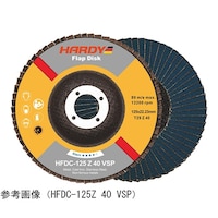 HARDY フラップディスク 粒度#60 外径125mm 1箱(10枚入) HFD125Z 60 VSP
