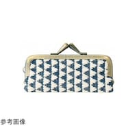 オリムパス製絲 こぎん刺しゅうキット プロ級の仕上がりが簡単に出来るがま口キットウロコ×印鑑ケース G84