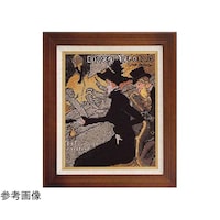 オリムパス製絲 クロスステッチ 刺しゅうキット アートギャラリー ル・ディヴァン・ジャポネ ロートレック作 キャメル 7032