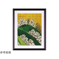 オリムパス製絲 クロスステッチ 刺しゅうキット 日本の美 名作選 吉野山図屏風より渡辺始興作 ベージュ 7187