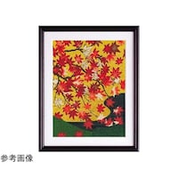 オリムパス製絲 クロスステッチ 刺しゅうキット 日本の美 名作選 吉野龍田図屏風より 狩野常信作 ベージュ 7189