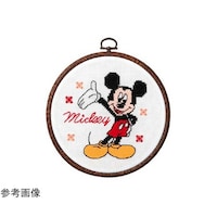 オリムパス製絲 クロスステッチ ディズニーフープ/刺しゅうキット ミッキーマウス 7319