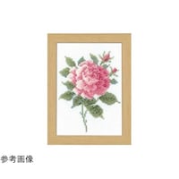 オリムパス製絲 12ヶ月の花フレーム 5月ピンクローズ 額外径:約15×20cm 7511