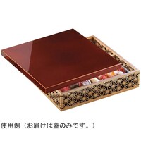 ヤマコー 銀彩弁当箱用蓋 春慶塗 28004