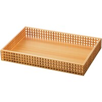 ヤマコー 新 細目格子盛器 長方(六ツ切 身のみ) 27588