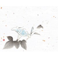 ヤマコー 4x5寸花風情 朝顔(7月ー8月) (100枚入) 65971
