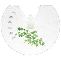 ヤマコー 雲竜和紙花えぼし 青もみじ(4月ー8月) (100枚入) 64537