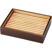 ヤマコー 焼杉・ミニバット 木製目皿付 中 35506