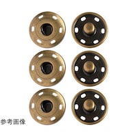 イシザキ ビッグスナップ アンティークゴールド 3組入 21mm ISZ21AG ※2袋以上から注文可能(販売価格は1袋単位の価格)