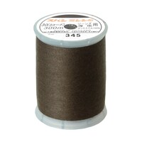 ニホンチュウコウボウ ダイヤフェザー 家庭用スパンミシン糸 30番 300m巻 No.345 こげ茶 DKS30345 ※2巻以上から注文可能(販売価格は1巻単位の価格)