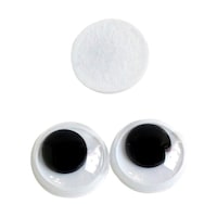 ベルズワン 動眼 貼り付け φ6mm 黒 1組(38個入) CE103 ※2組以上から注文可能(販売価格は1組単位の価格)