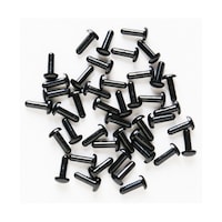 ベルズワン 差し目ボタン 楕円 4.5mm 黒 1組(50個入) CE430 ※2組以上から注文可能(販売価格は1組単位の価格)
