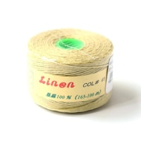 生川商店 カラーリネン紐 約φ1mm×100m巻 抹茶 AN16541