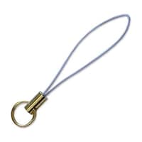 アーテック 二重リング付きストラップ 金具:ゴールド 紫 1組(100本入) KD118100