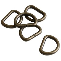 モリト第二 Dカン 幅15mm アンティークゴールド 1組(30個入) S2212