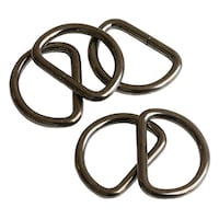 モリト第二 Dカン 幅21mm ブラックニッケル 1組(30個入) S2219