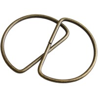 モリト第二 Dカン 幅50mm アンティークゴールド 1組(10個入) S2240