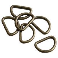 モリト第二 Dカン 幅12mm アンティークゴールド 1組(30個入) S228