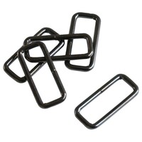 モリト第二 角カン 幅21mm ブラックニッケル 1組(30個入) S2311
