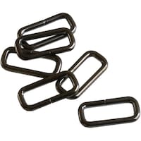 モリト第二 角カン 幅15mm ブラックニッケル 1組(30個入) S233