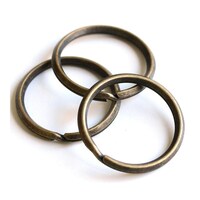 モリト第二 押二重リング 外径25mm/内径20mm アンティークゴールド 1組(30個入) S2617