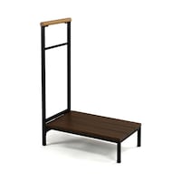安心らくらく玄関台 BR 片手摺り SGT60 BR WN