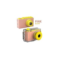 アズワン myFirst Camera 2 Pink 子供用カメラ キッズカメラ トイカメラ 800万画素 防水・耐衝撃ケス付き マイクロSDカド付き myFirst F