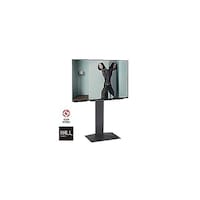 アズワン 32ー80インチ対応 WALLテレビスタンドV3ハイタイプ サテンブラック WLTVB6119 WLTVB6119