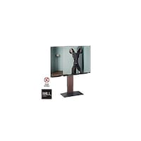 アズワン 32ー80インチ対応 WALLテレビスタンドV3ロータイプ ウォールナット WLTVB5238 WLTVB5238