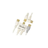 オーム電機 4K8K対応 デジタルTV分波器入力・出力ケーブル付 ホワイト ANTP0070W ANTP0070W