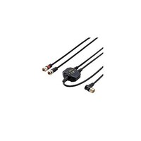 アズワン 4K8K対応アンテナ分波器 ケーブル付(F(ネジ)0.5mL(L字)1m) OBTSFL2C10BK OBTSFL2C10BK