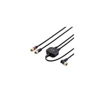 アズワン 4K8K対応アンテナ分波器 ケーブル付(F(ネジ)0.5mL(L字)2m) OBTSFL2C20BK OBTSFL2C20BK