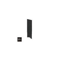 アズワン WALL V2キャスター ロータイプ用 スライド式バックパネル サテンブラック WL6P75119 WL6P75119