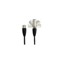アズワン 1.5m アンテナ用ケーブル SK/2C ブラック OSTCSK2C15BK OSTCSK2C15BK