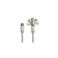 アズワン 5.0m アンテナ用ケーブル SK/4C ホワイト OSTCSK4C50WH OSTCSK4C50WH