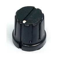 アズワン ツマミ 15.4mm(ローレット)黒 WTN151178/18T ※3個以上から注文可能(販売価格は1個単位の価格)