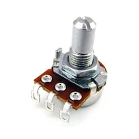 アズワン 炭素皮膜可変抵抗 Bカーブ 10kΩ R16K4B10KΩ L15RE ※5個以上から注文可能(販売価格は1個単位の価格)
