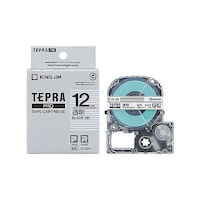 キングジム 12mm テープカセット(テプラ用)透明 EA761DN54