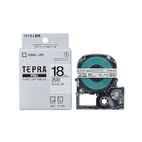 キングジム 18mm テープカセット(テプラ用)透明 EA761DN55