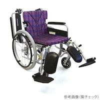 カワムラサイクル モジュール車いす エレベーティング&スイングイン・アウト 中床 ピーコックブルー No.102 KA82240ELBM