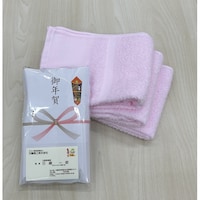 やや薄手の泉州産のお年賀タオル 240個入(ベビーピンク) 240個入