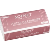 日本製紙クレシア ソフネットハンドタオル/大箱単位