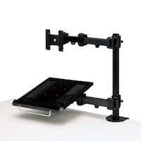 サンワサプライ デュアルシステムアーム(ノートPC台) CRLA602【メーカー直送/軒先渡し】