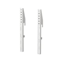 サンワサプライ eデスクハンギングバー用ディスプレイブラケット ホワイト ESTHGPL1W【メーカー直送/軒先渡し】