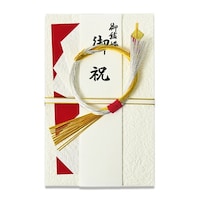 天一堂 金封 金銀輪結び金封 赤 1セット(10冊入)