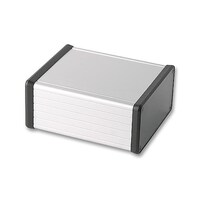 HammondManufacturing ENCLOSURE CLEAR BLACK END PLATE 1455N1202