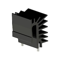 WAKEFIELD SOLUTIONS HEAT SINK W/CLIP ALUM ALLOY TO220 693100