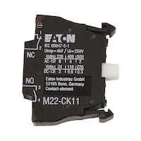 EATON CONTACT BLOCK SPSTNO/NC SPRING CLAMP M22CK11.
